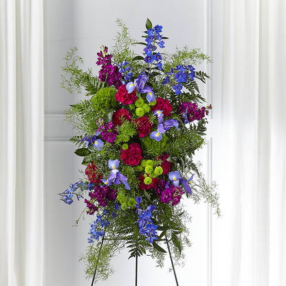 Heavenly Skies Standing Spray – BROWN'S FLOWERS & GIFTS, Fircrest WA