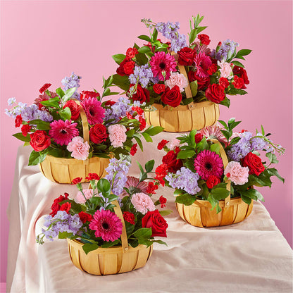 Pink Picnic Basket – BROWN'S FLOWERS & GIFTS, Fircrest WA