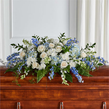 Timeless Essence Casket Spray – BROWN'S FLOWERS & GIFTS, Fircrest WA