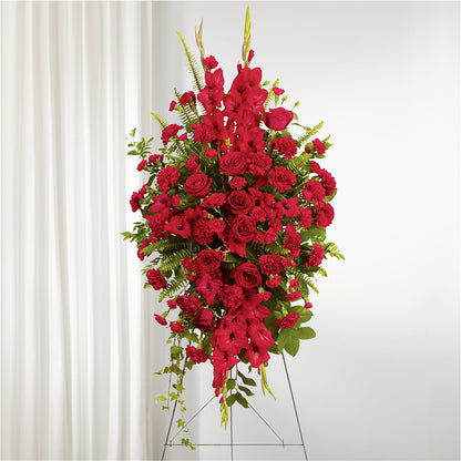 From the Heart Standing Spray – BROWN'S FLOWERS & GIFTS, Fircrest WA