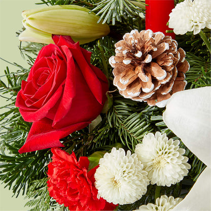 Seasonal Festivities Centerpiece – BROWN'S FLOWERS & GIFTS, Fircrest WA