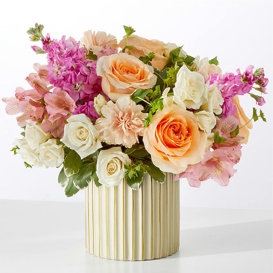 Paradise Bouquet with Ivory Vase – BROWN'S FLOWERS & GIFTS, Fircrest WA