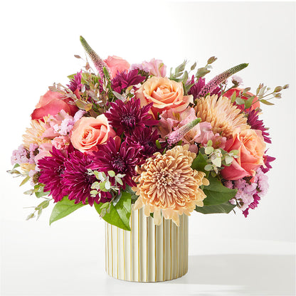 Berry Cobbler Bouquet with Ivory Vase – BROWN'S FLOWERS & GIFTS, Fircrest WA