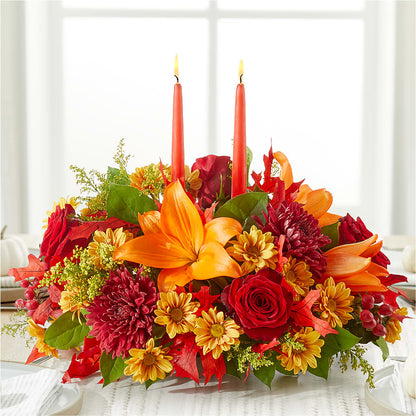 Autumn's Embrace Centerpiece – BROWN'S FLOWERS & GIFTS, Fircrest WA