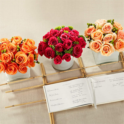 Dawn Rose Centerpiece – BROWN'S FLOWERS & GIFTS, Fircrest WA